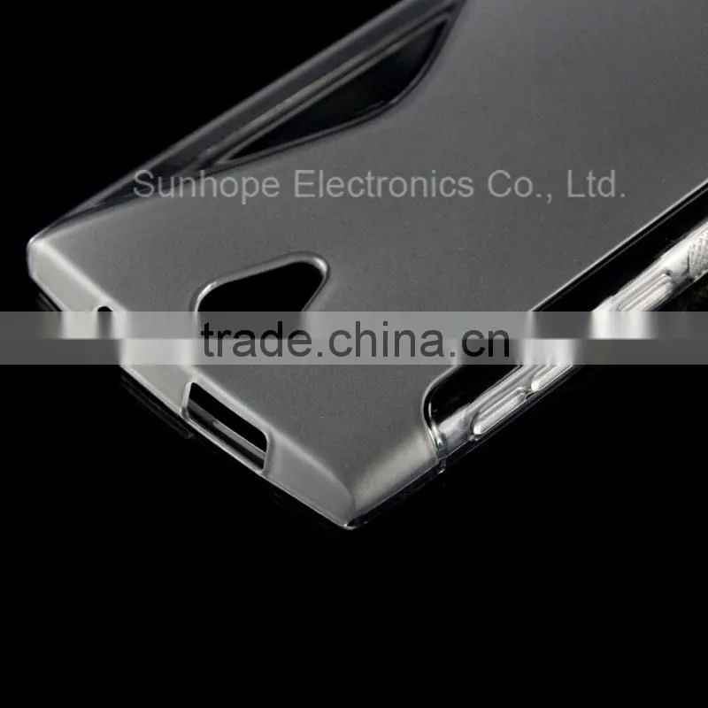 Factory price TPU S line soft matte non-slip mobile cell phone case for Orange Nura 5.5