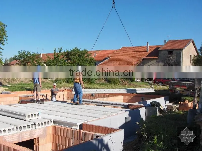 Precast concrete hollow core slab making machine