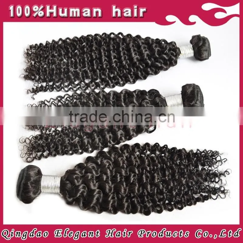 Qingdao Elegant 6A Top Grade Natural Looking Brazilian Remy Double Drawn Hair Extensions