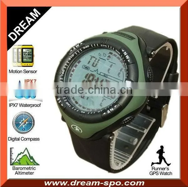 New Stylish 6 in1 Outdoor Sport Watches for Men Electronic Digital Altimeter Compass