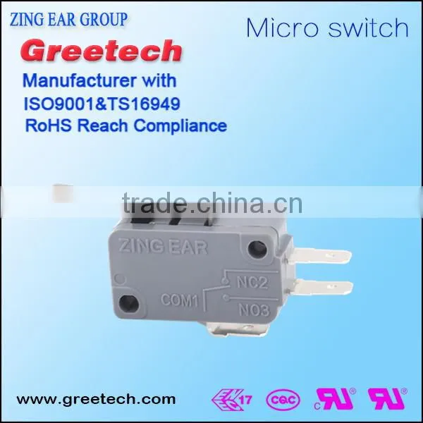 Electrical Sensitive Miniature Micro Switch 1a 5a 10a Tuv Ul Vde Enec
