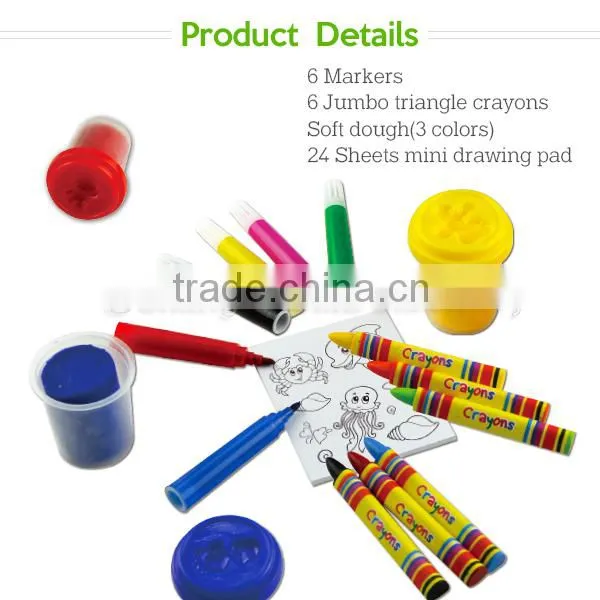 40pcs Creative activity packs for children drawing coloring playing