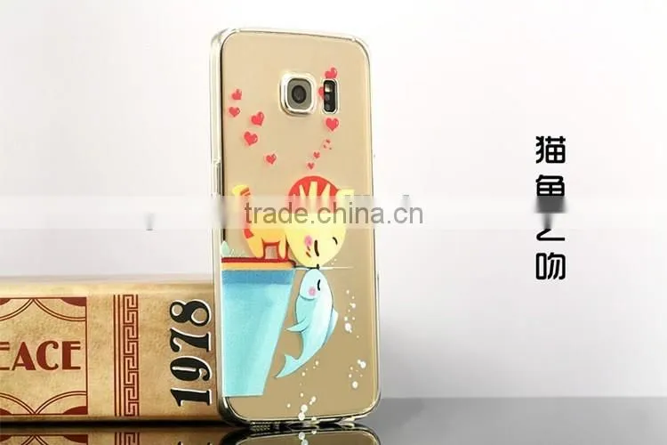 Exquisite Transparent Coloured Drawing Silicone Soft Case for Samsung
