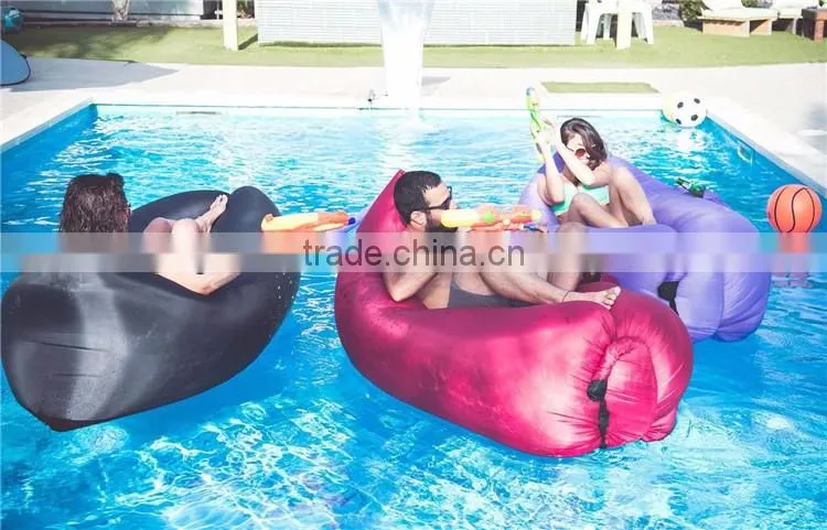 Summer Lounge Camping Pool Festival Outdoor Hangout Sleeping Bag Inflatable Bed Banana Seat Beach Chair Living Room