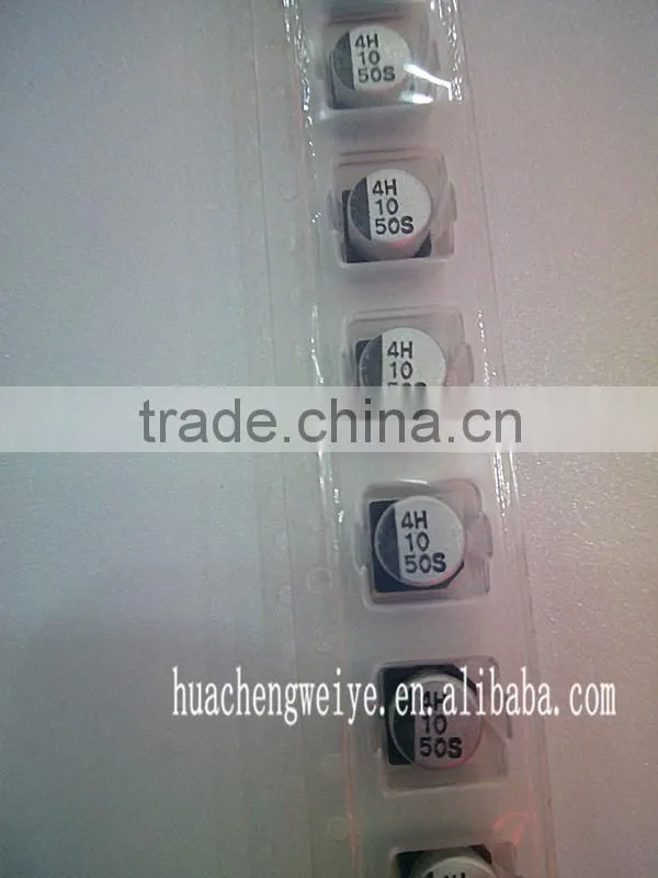SMD Aluminum electrolytic Capacitors 10UF 50V 6.3*5.3