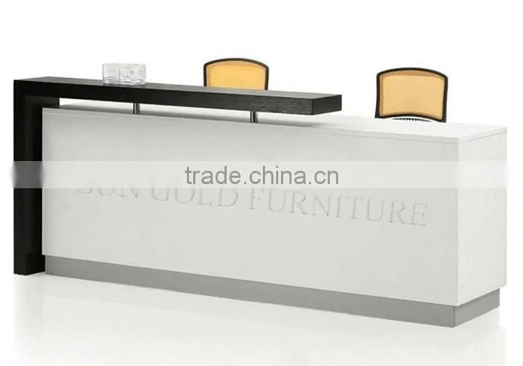 Modern pictures of office furniture office counter table design (SZ-RTB005-1)