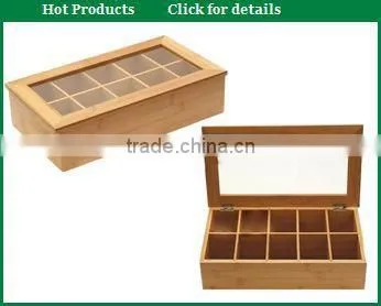 Luxury wooden tea case, wooden tea box