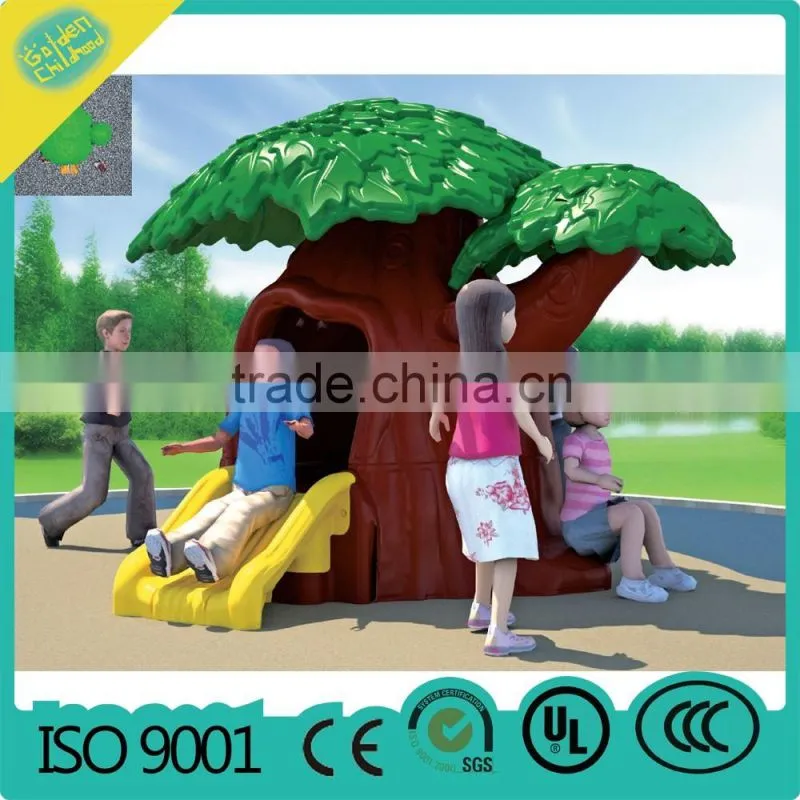 kindergarten baby slide , outdoor small children plastic slide