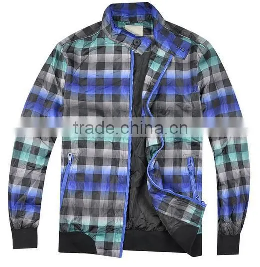 Blue Grid Casual Jacket For Life