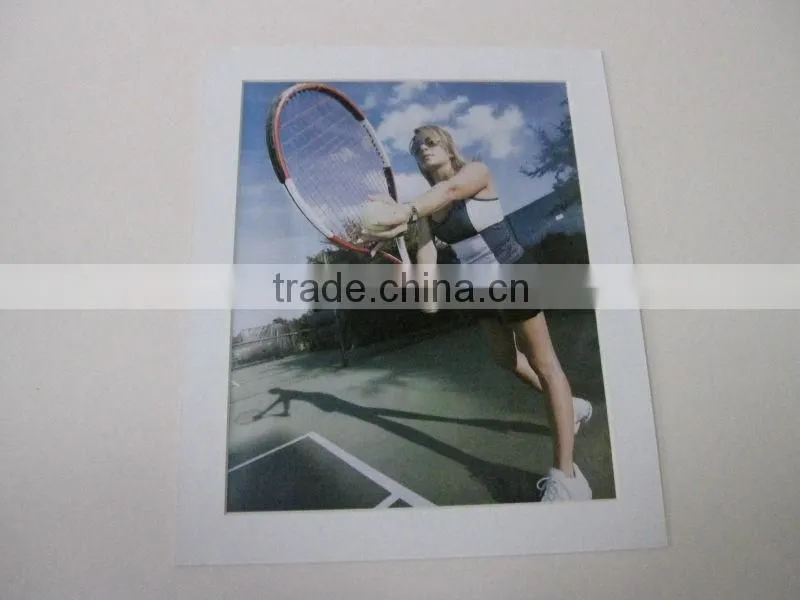 White Color White Core Pre Cut Mat Board for Frames, 1.0~3.0mm Acid Free Frame Mounts for Home Decoration
