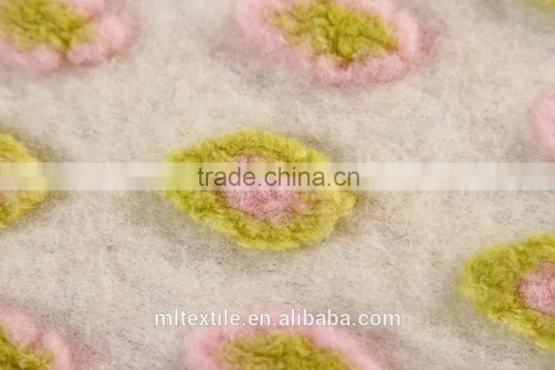 50%Wool/15%acrylic fabric/35%Polyester jacquard Wool fabric