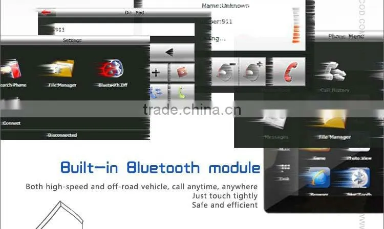 M050- 5 inch tablet gps with bluetooth for Europe map