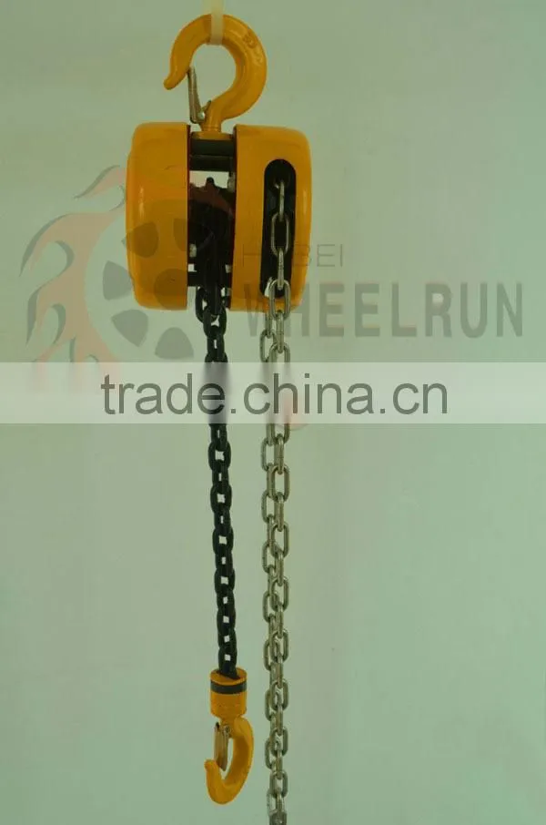 Heavy duty equipment 2 ton maunal chain pulley block HSZ 2 ton chain hoist
