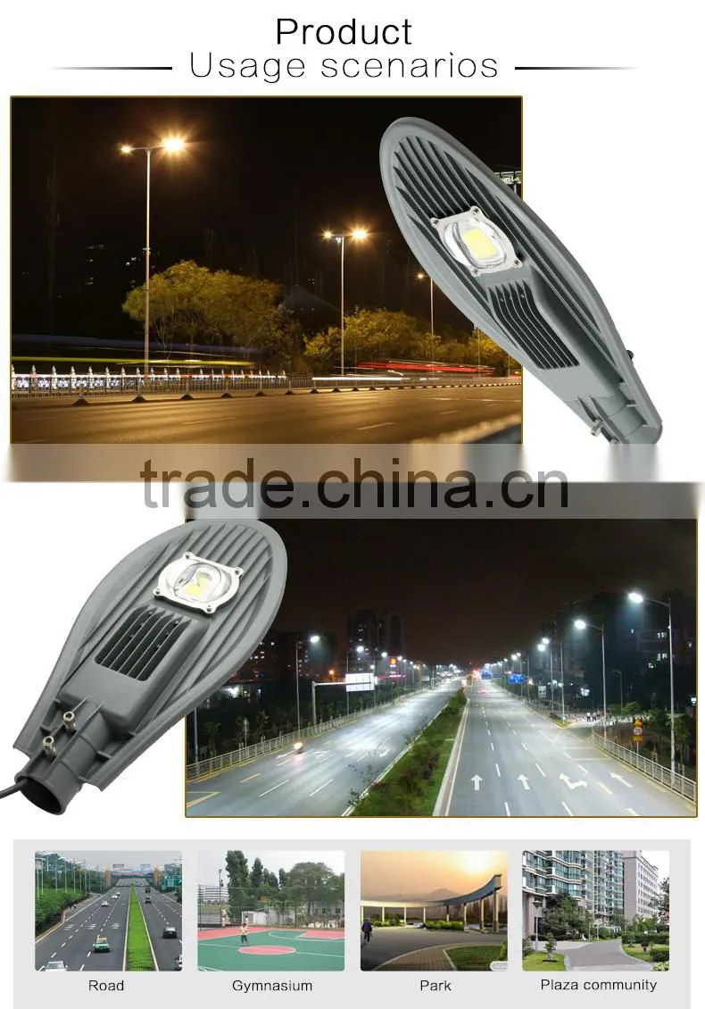 solar power energy generation street light pole with 50W led light