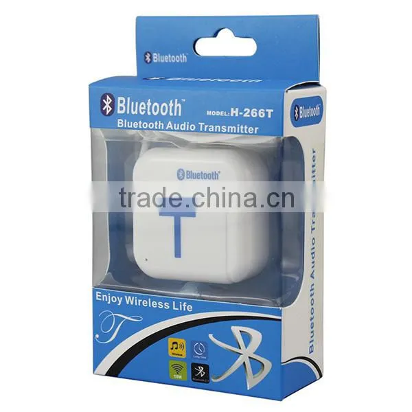 Easy Pairing With Headphones Speakers Wireless Bluetooth Audio Transmitter for TV PC CD IPOD MP3/MP4.
