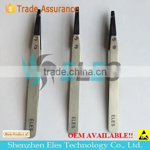 Electronic removeable head tweezer