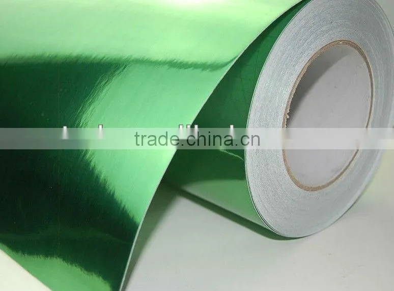 Colored Chrome mirror Car Body Sticker,Chrome Stickers For Cars1.52*30m