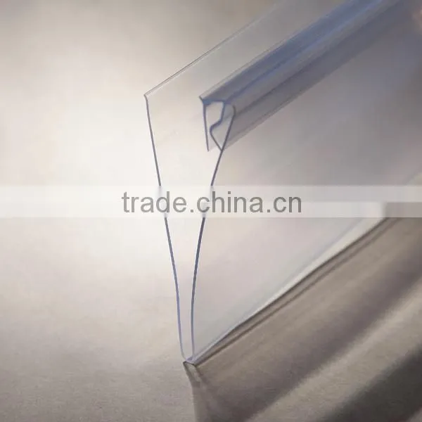 Supermarket Clear Plastic Price Holder