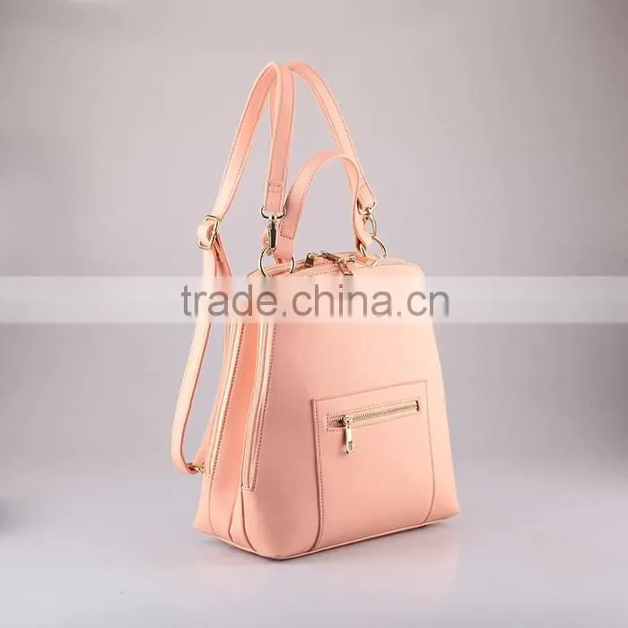 4066 wholesale candy color PU leather backpack ladies handbags