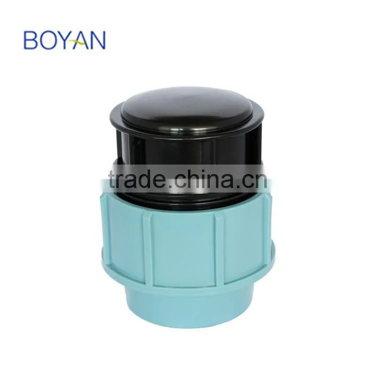 BOYAN zhejiang taizhou plastic pipe fitting light blue pp compression plug