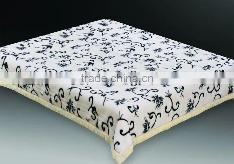 100% polyester super soft printed double mink blanket