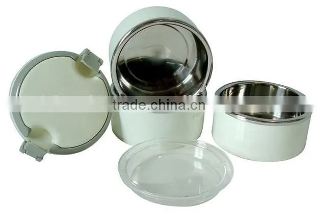 household items color melamine disposal stainless steel bento lunch box 3 compartment