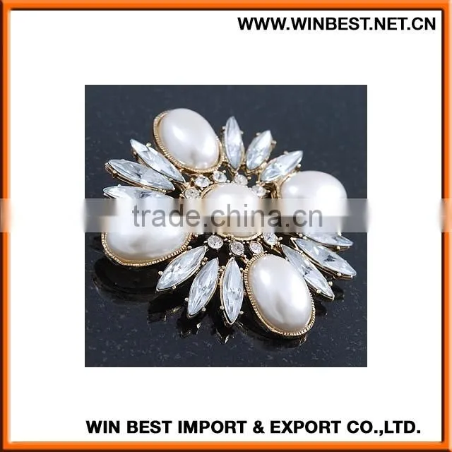 China new design popular cheap brooches and pins, brooches and hijab pins,wholesale rhinestone brooch