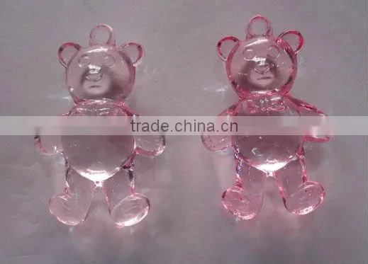Acrylic Bear Hanging/Christmas Decoration/Set Decoration