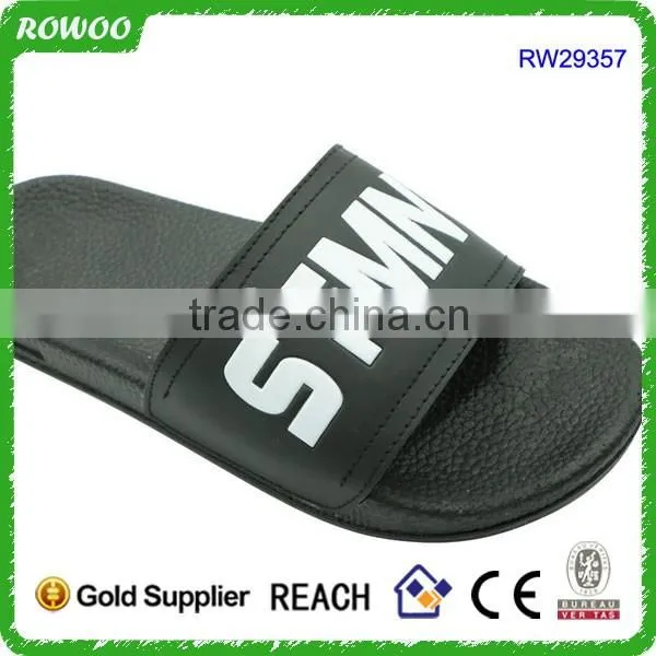 Black Men Beach Sandal PVC Man Slipper Shoe