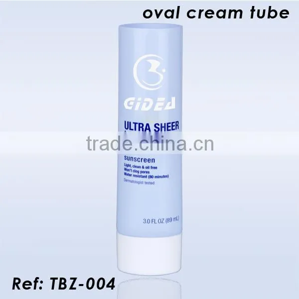 90g Light Blue Flat Oval Tube