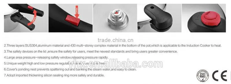 china stainless steel cookware set for sale with ce gs