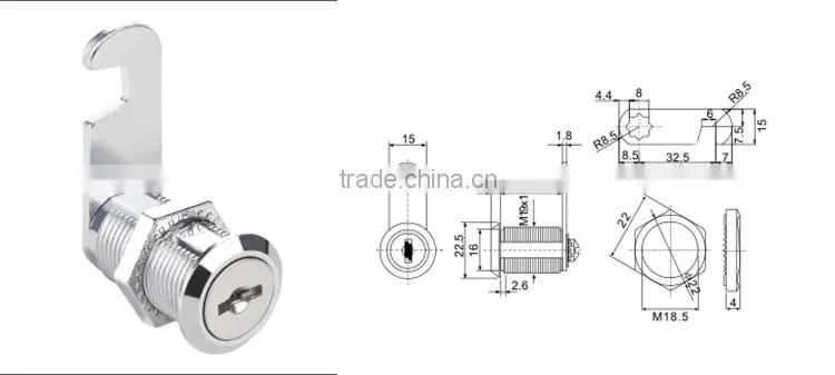 Alibaba Wholesale Dubai Wearproof Screw Cam Lock