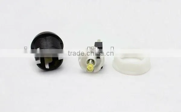 28mm LED red plastic push button switch Momentary game rocker accessories double control