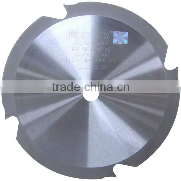 PCD FIBER CEMENT SAW BLADES 184mm (71/4") x 4T