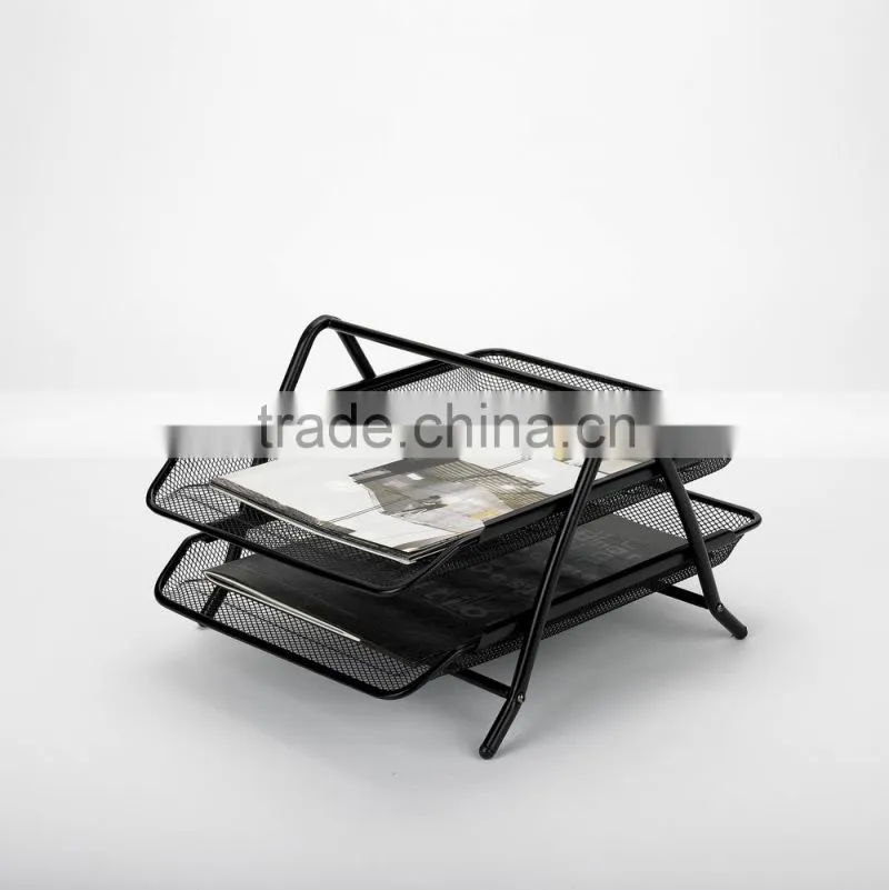 3 tier office file rack