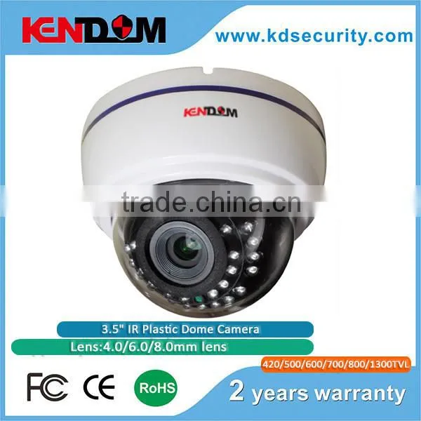 Sony Effio-E, Effio-V IR Plastic Dome CCTV Camera 700/ 700WDR TVL 4.0/6.0/8.0 Big Lens Convenient for operation Security System