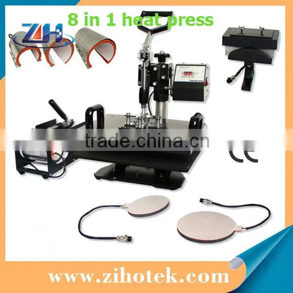 Combo 8 in 1 heat press machine for sale