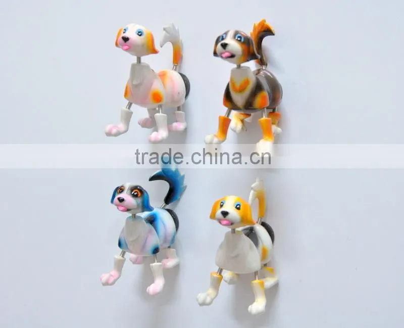 4 inch 3D Plastic Creative Dog Shape Fridge Magnet