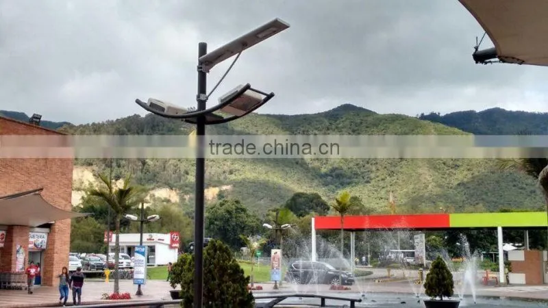 Effsun high power Integrated solar street light 80W with Bridgelux chip PIR sensor