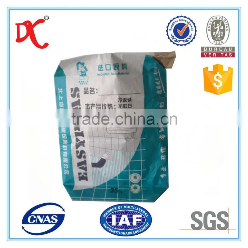 cement kraft paper valve bag for building adhesive use