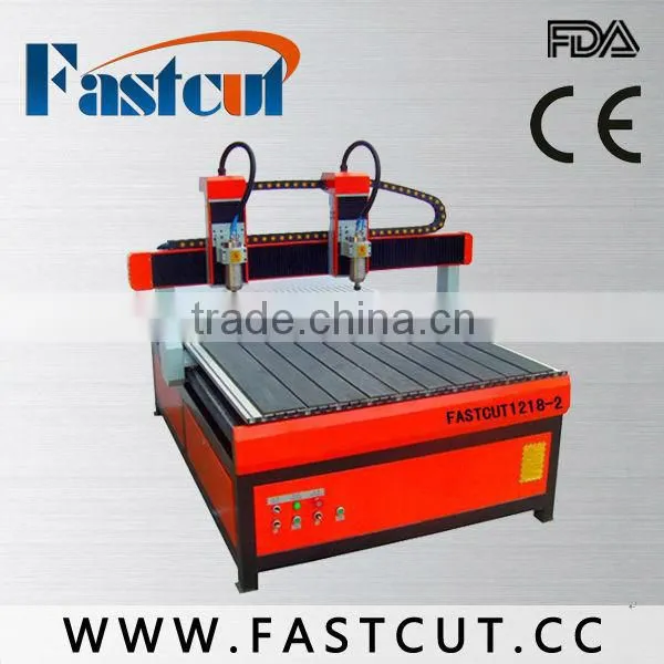 Multi-head advertising engraving and cutting machine Fastcut-1218-2