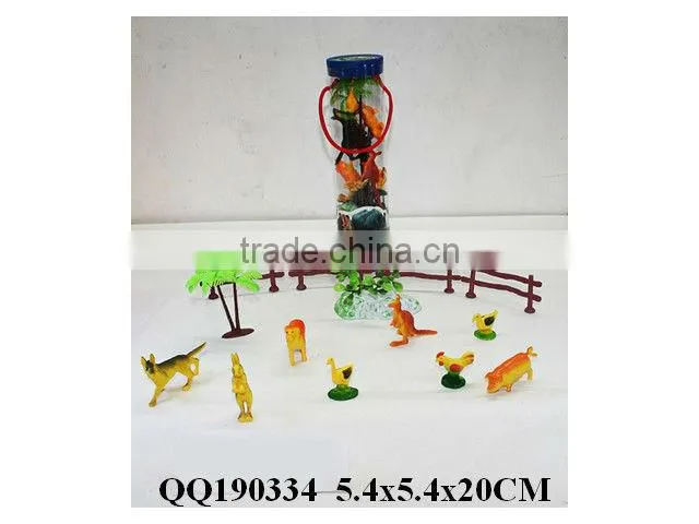 Animal play set, set toy, plastic animal toy
