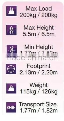 outdoor or indoor portable stage legs line array lift 250kg speaker crank stand