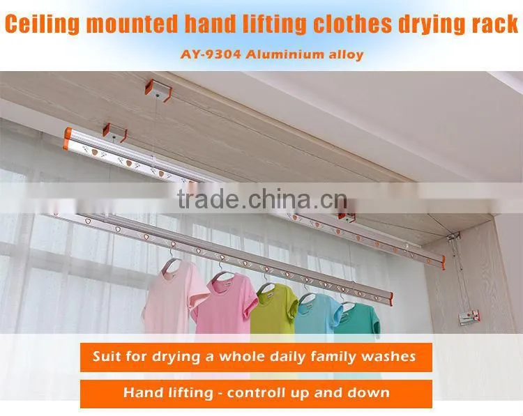 Ceiling Airing Clothes Rack, Drying Hangers and Clothing Airing Rod Integrated Ceiling Airing Clothes Rack Manufacturer