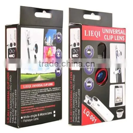 Fisheye Lens Mini Camera 3 in Universal Clip Mobile Phone Camera Lens