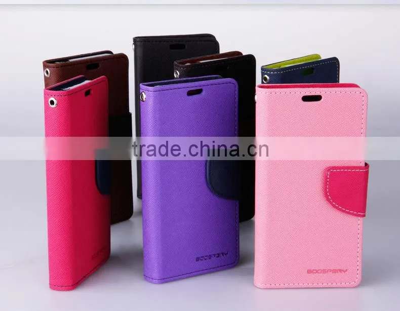 Fancy Diary Flip Leather Wallet Case For Samsung Galaxy S Duos S7562
