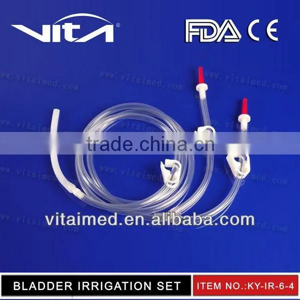 Non-toxic PVC Cysto/Bladder Irrigation Set for hospital use