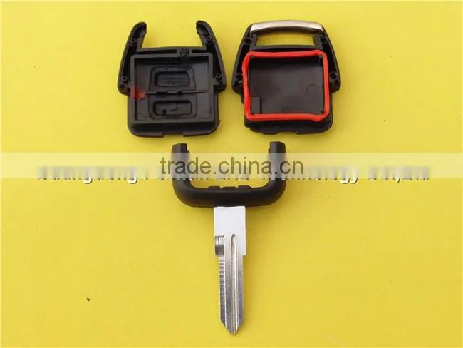 2 buttons remote control case for Opel car key blank with right blade