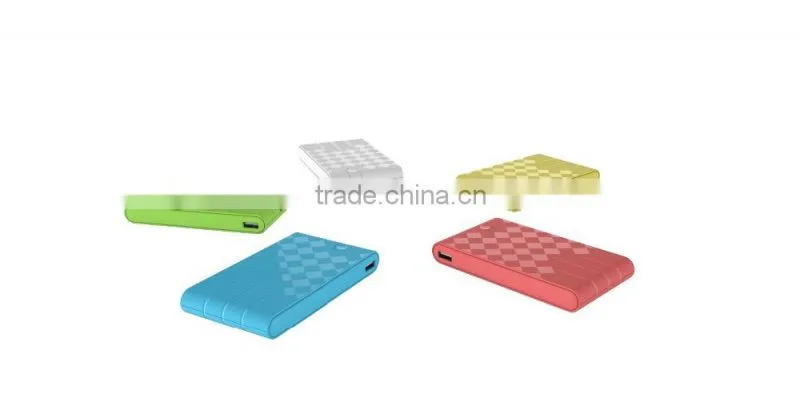 HLT 2015 new design 8000mah portable mobile smart power bank