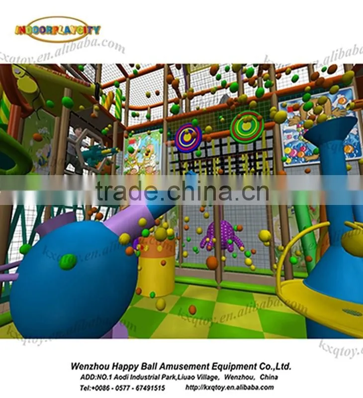 Ballon carnival castle,plastic material soft indoor amusement equipment for sale